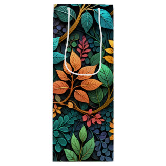 Leaves Wine Gift Bag