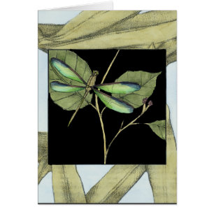 Leaves with Dragonfly Inset by Jennifer Goldberger