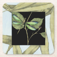 Leaves with Dragonfly Inset by Jennifer Goldberger