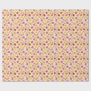 leaves wrapping paper