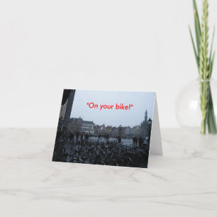 Leaving Card. Card