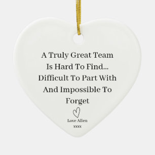 Leaving Gift, Coworker Gift, Work Colleague Leavin Ceramic Tree Decoration