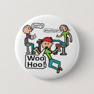 Leaving Work 6 Cm Round Badge