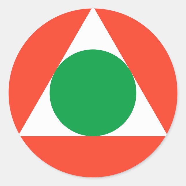 Lebanese Air Force Roundel Classic Round Sticker (Front)