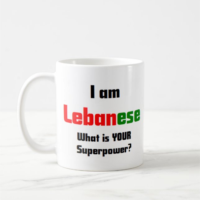 lebanese coffee mug (Left)