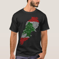 Lebanese Fingerprint Flag Support Protest Love Leb