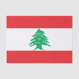 Lebanese Flag (Lebanon Flag) Tissue Paper