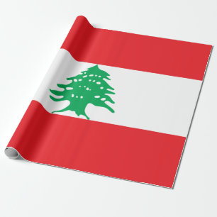 Lebanese Flag (Lebanon Flag) Wrapping Paper