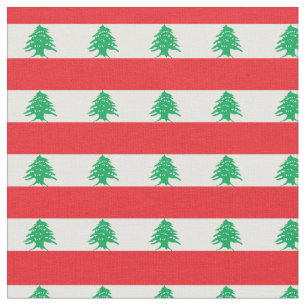 Lebanese Flag & Lebanon Trendy Fabric /fashion