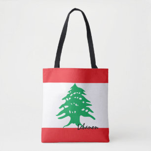 Lebanese flag & Middle East - fashion/sports fans Tote Bag