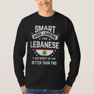 Lebanese Flag Native Pride  Lebanon Lebanese Roots T-Shirt
