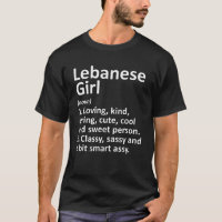 LEBANESE GIRL LEBANON Gift Funny Country Home Root