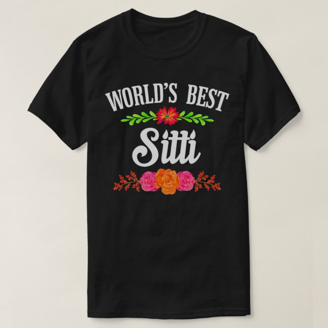 Lebanese Grandma  Worlds Best Sitti  T-Shirt (Design Front)