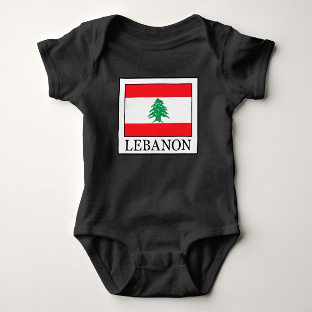 Lebanon Baby Bodysuit (Front)