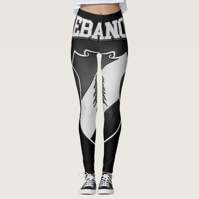 Lebanon Coat of Arms Leggings (Front)
