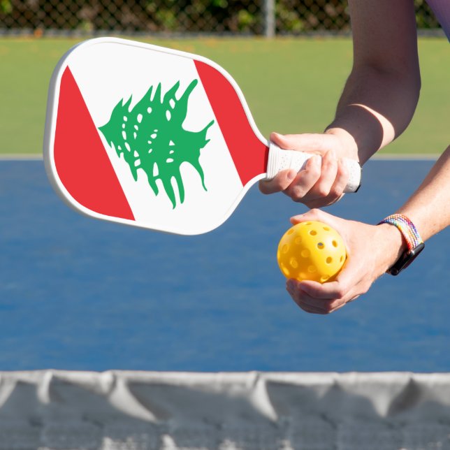Lebanon Coat of Arms Pickleball Paddle (Insitu)