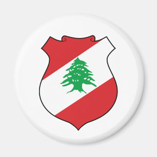 Lebanon country coat arms symbol emblem flag magnet
