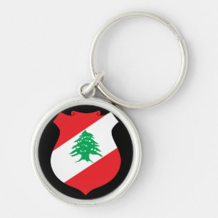 lebanon emblem key ring