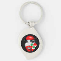 Lebanon Flag and Map on girl's face