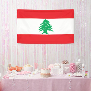 Lebanon flag banner