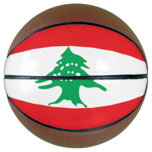 Lebanon flag basketball