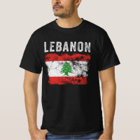 Lebanon Flag Distressed - Lebanese Flag