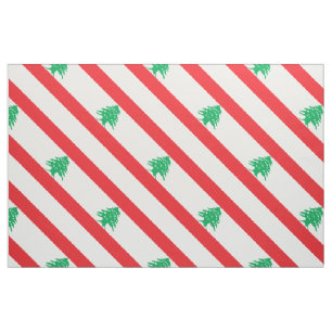 Lebanon Flag Fabric
