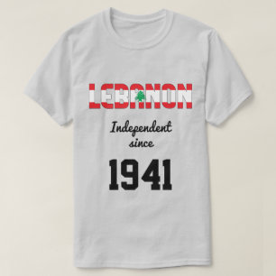 Lebanon Flag Independence Celebration T-Shirt