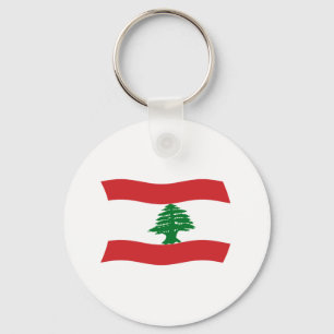 Lebanon Flag Keychain