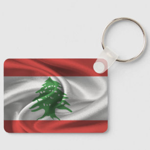 Lebanon Flag Keychain
