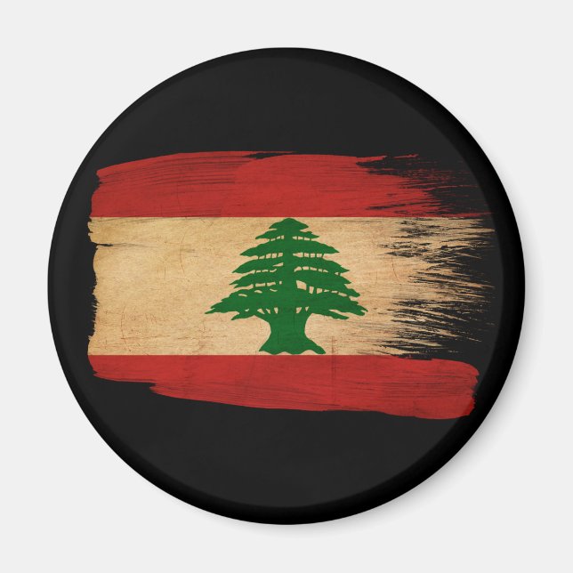 Lebanon Flag Magnet (Front)