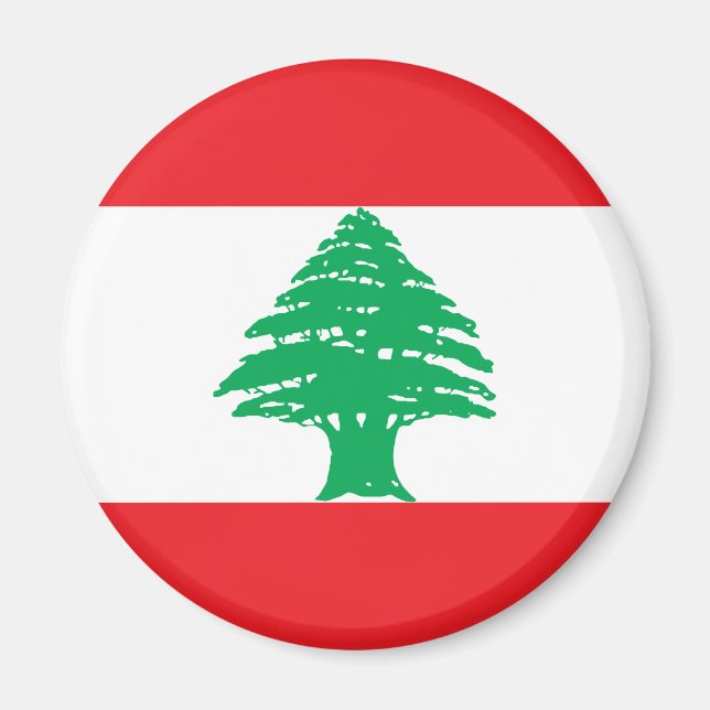 Lebanon Flag Magnet (Front)