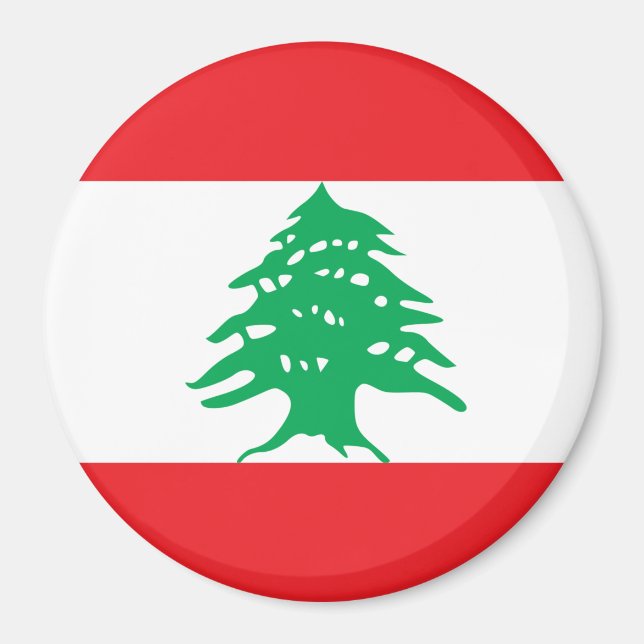 Lebanon Flag Magnet (Front)