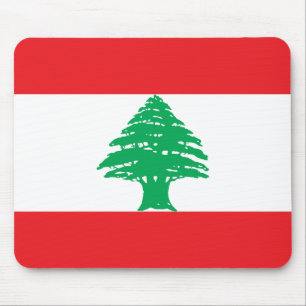 Lebanon Flag Mouse Pad