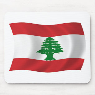 Lebanon Flag Mousepad