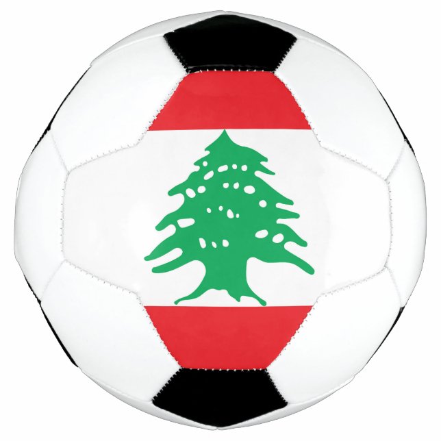 Lebanon flag soccer ball (Front)