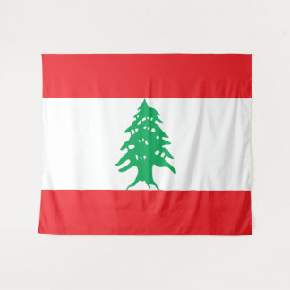 Lebanon Flag Tapestry