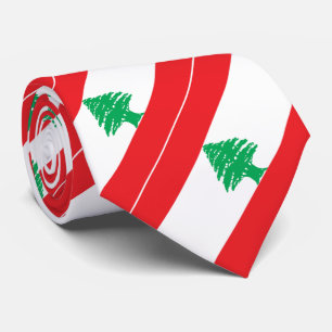 Lebanon Flag Tie