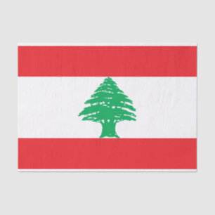 Lebanon Flag Tissue Paper