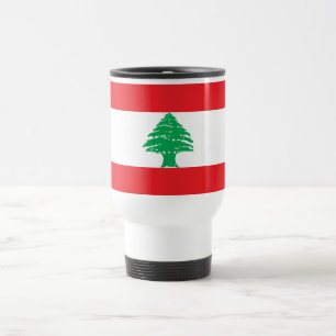 Lebanon Flag Travel Mug