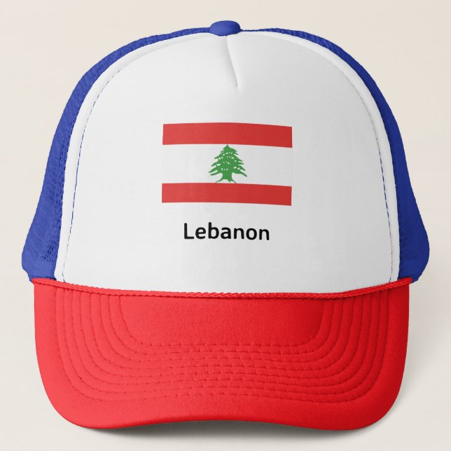 Lebanon Flag Trucker Hat (Front)