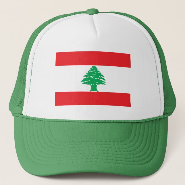 Lebanon Flag Trucker Hat (Front)