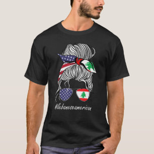 Lebanon Heritage American Grown Women Girl Lebanon T-Shirt