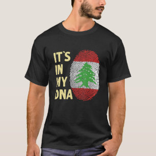 Lebanon In My Dna Lebanese Flag Team Lebanon T-Shirt