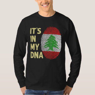 Lebanon In My Dna Lebanese Flag Team Lebanon T-Shirt