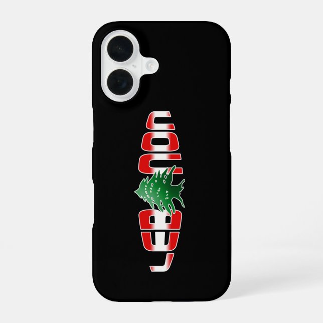 Lebanon iPhone 16 Case (Back)