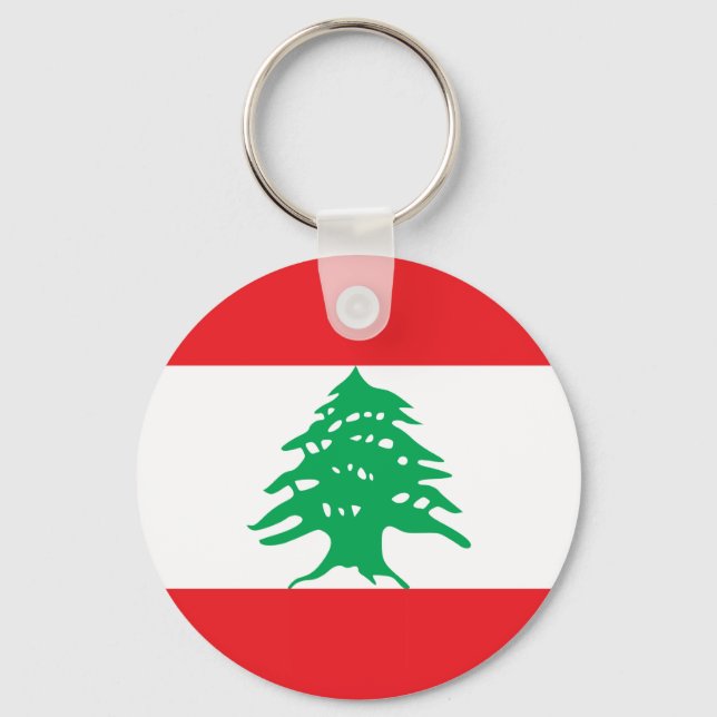 Lebanon – Lebanese Flag Key Ring (Front)
