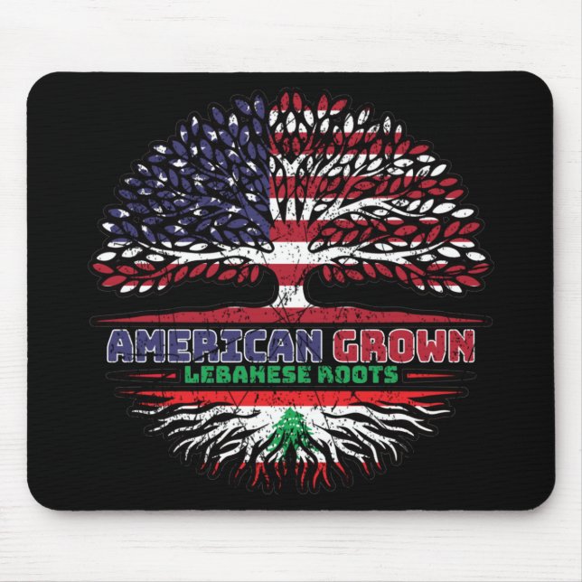 Lebanon Lebanese US American USA United States Mouse Pad (Front)