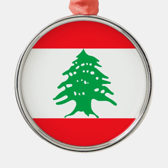 Lebanon Metal Tree Decoration (Front)
