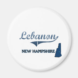 Lebanon New Hampshire City Classic Magnet